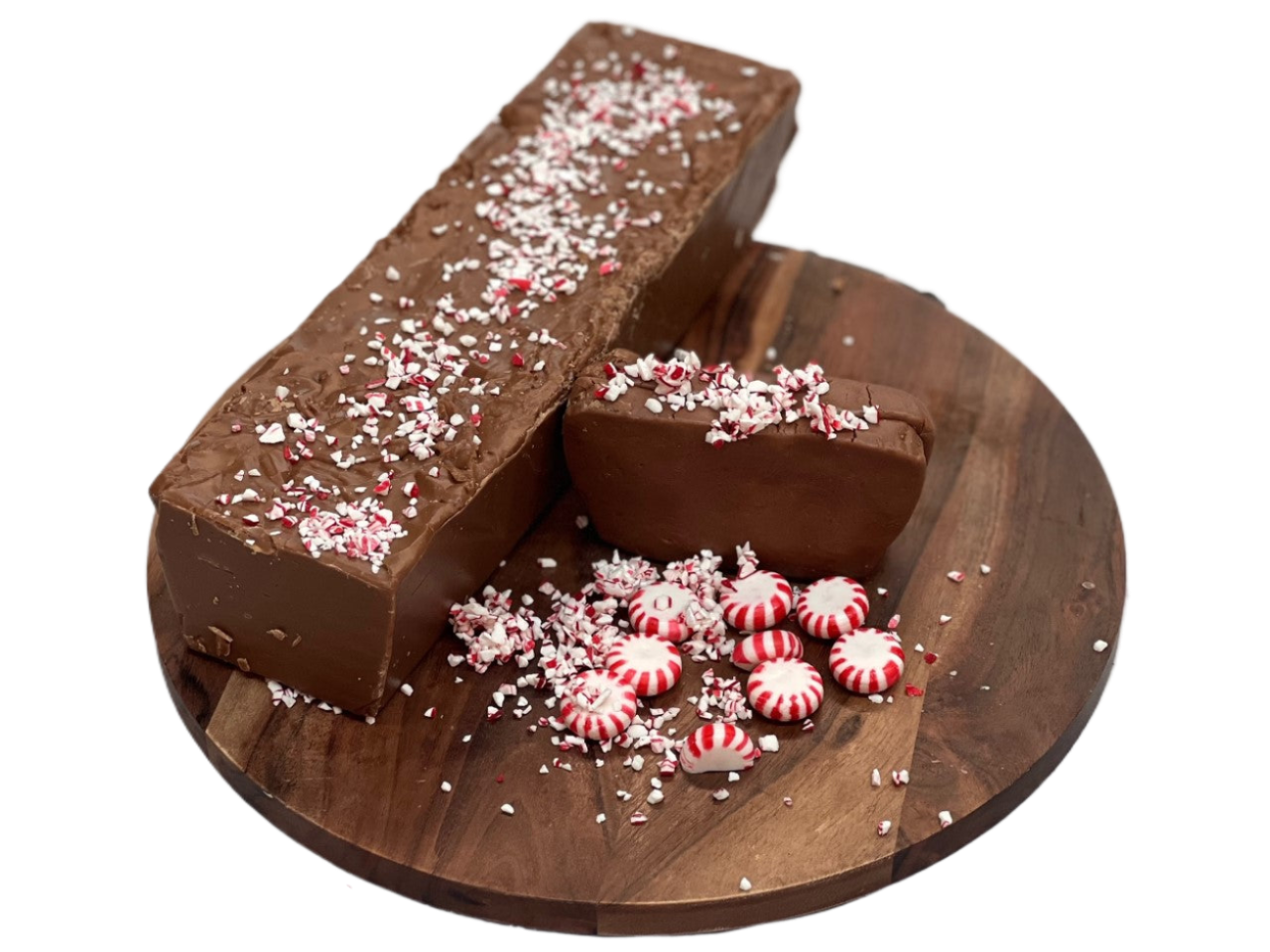 Peppermint Crunch Fudge