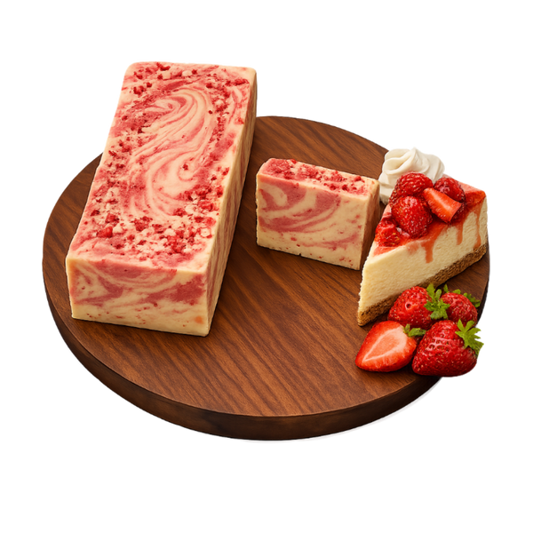 Strawberry Cheesecake Fudge