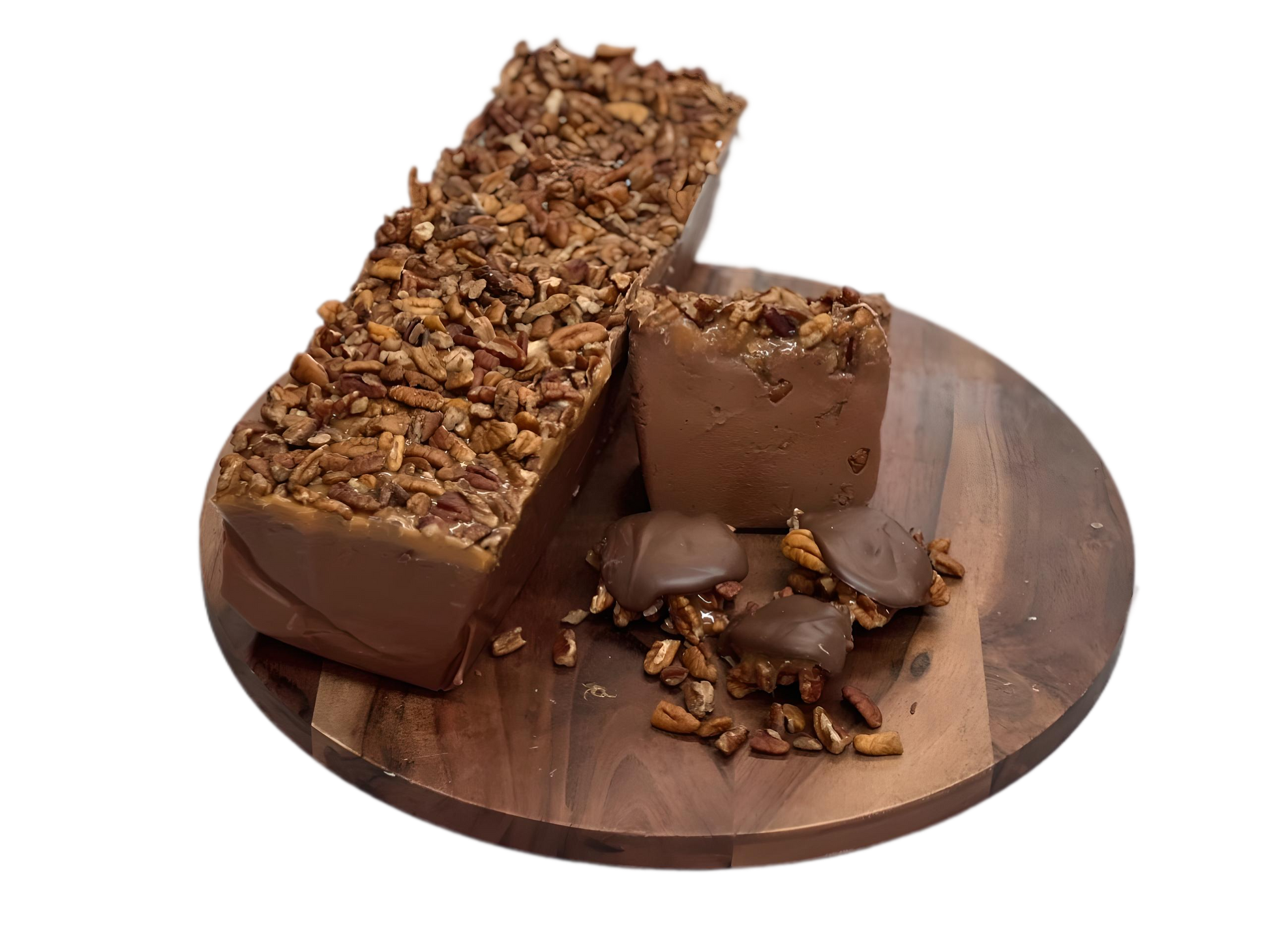 Pecan Turtle Fudge
