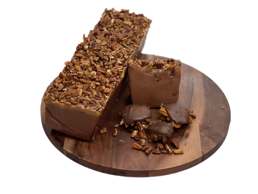 Pecan Turtle Fudge