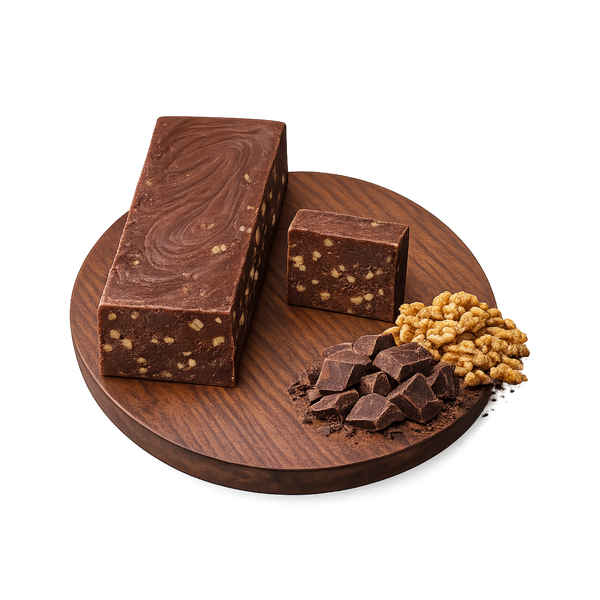 Belgian Chocolate Walnut Fudge 1/4 lb.