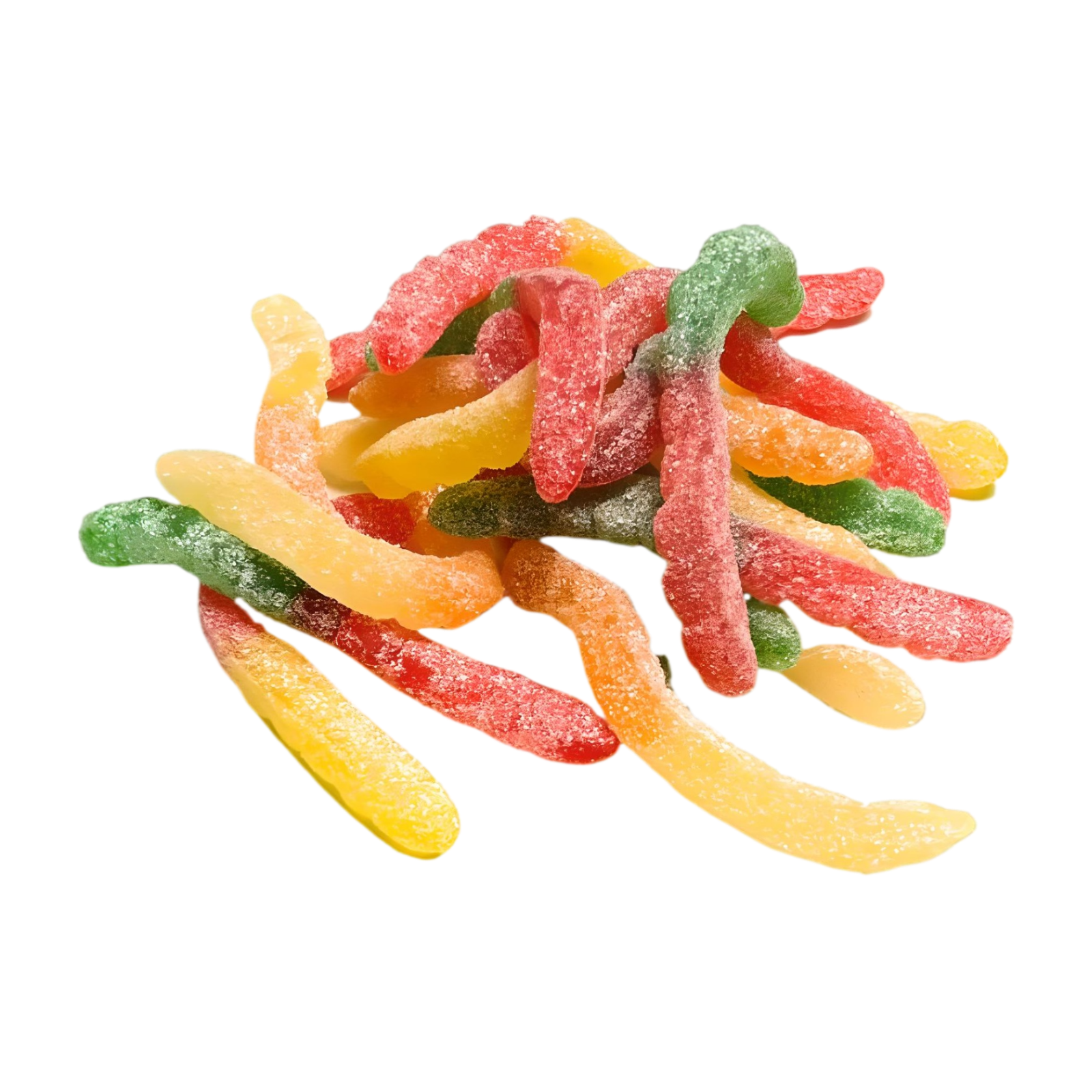 Sour Gummy Worms 1/2 LB Clamshell