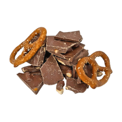 Salted Pretzel Bark, Milk Chocolate