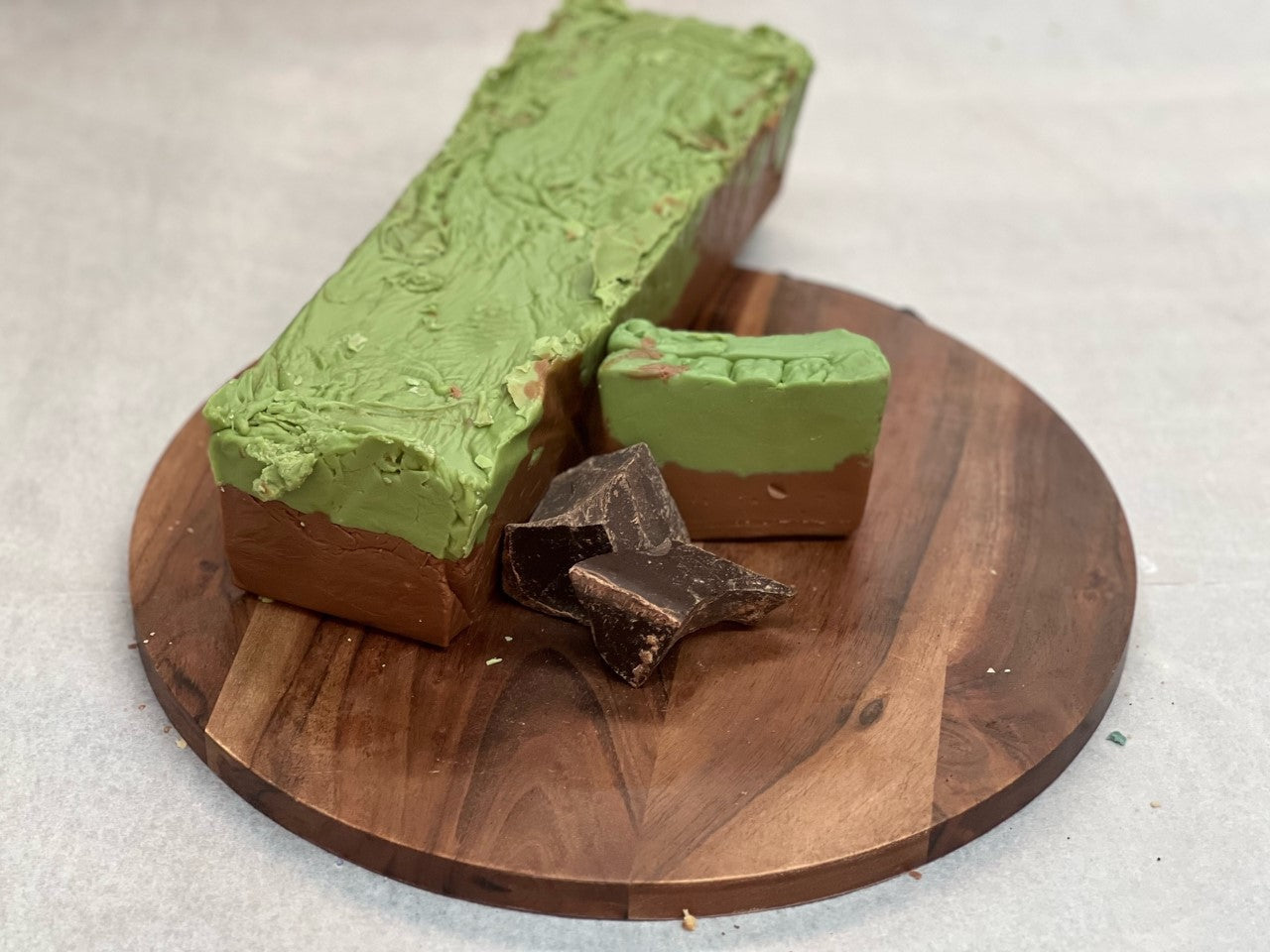 Mint Chocolate Fudge 1/4 lb.