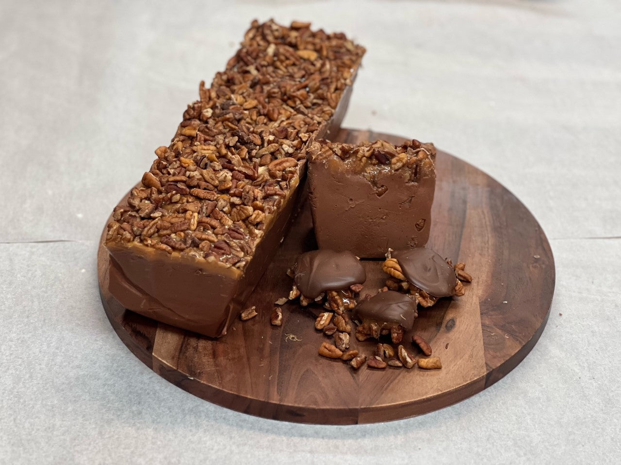 Pecan Turtle Fudge 1/4 lb.