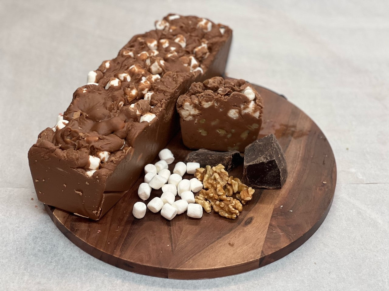 Rocky Road Fudge 1/4 lb.