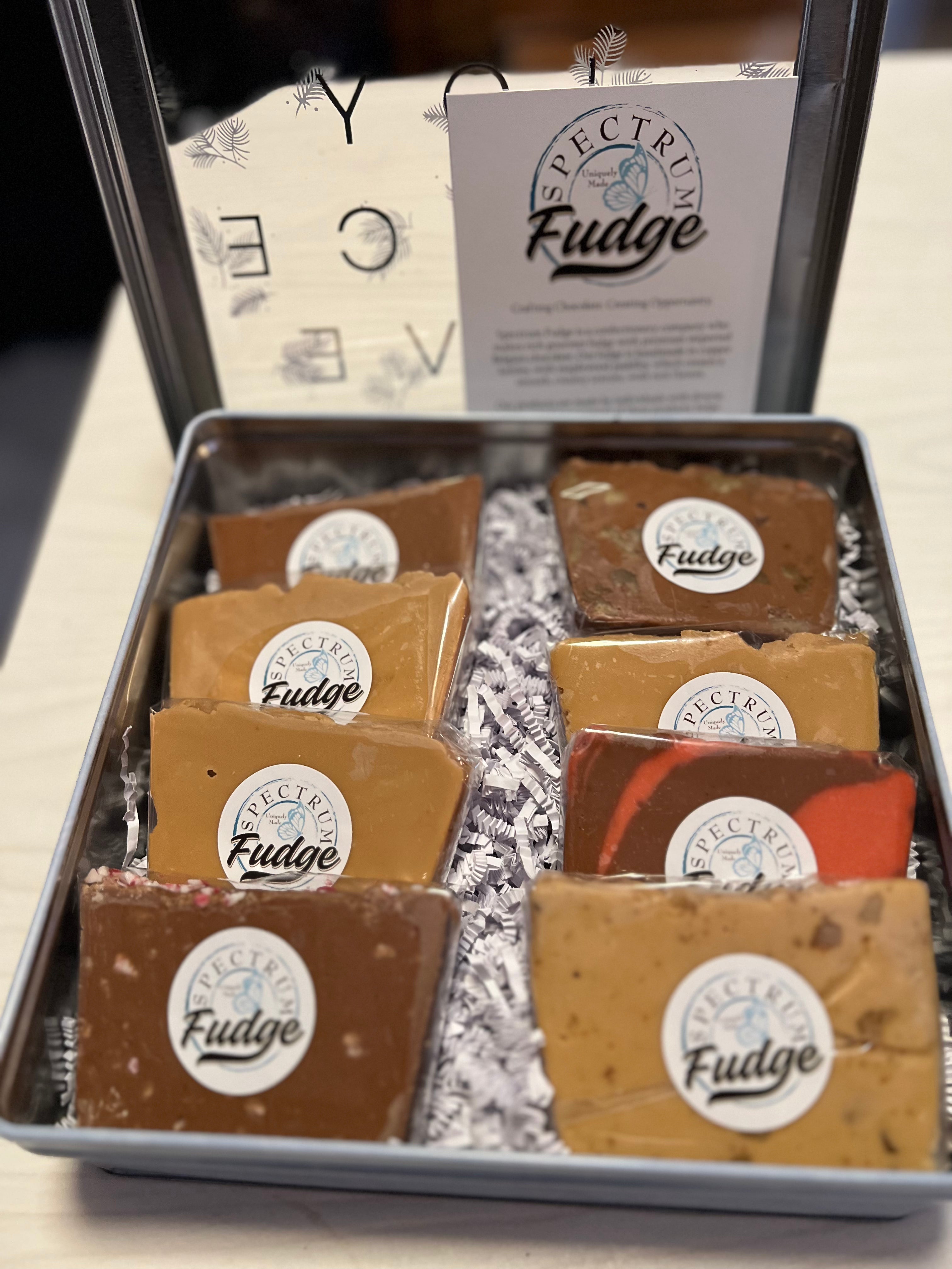 Assorted Sampler Box Fudge Sampler Box - 2lb Gift Set